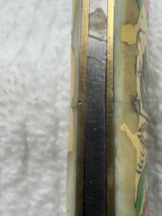 Vintage Made In France 1 Blade Pocket Knife Decorative Flowered Handle (120)