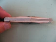   DANIELS FAMILY KNIFE BRANDS-TITUSVILLE CUTLERY-LEXINGTONIAN-MAMMOTH BARK IVORY DAMASCUS