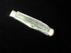 Titusville Cutlery Dublin Green Giraffe Bone Lexingtonian Coffin Jack Knife Rare 1 of 13 COA USA