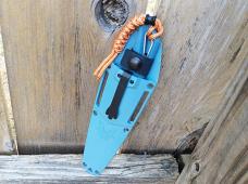 Benchmade Intersect Fixed Blade Knife Blue Santoprene Handle MagnaCut Blade - New