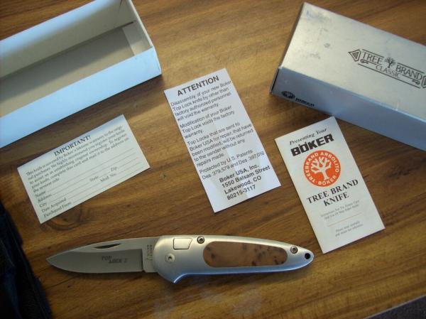 Vintage Boker Top Lock ll Automatic Small Exotic Thuya Wood UNUSED Box Sheath Papers Vintage Boker Top Lock ll Automatic Small Exotic Thuya Wood UNUSED Box Sheath Papers