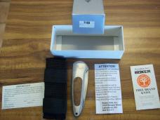 Vintage Boker Top Lock ll Automatic Small Exotic Thuya Wood UNUSED Box Sheath Papers
