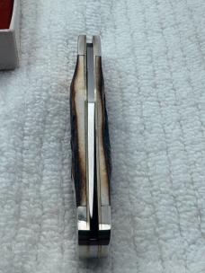 Parker Edwards USA 1986 Ltd Ed Bolster Stamped #092 One Blade Mini Trapper