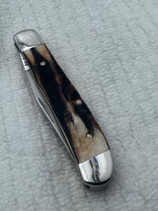 Parker Edwards USA 1986 Ltd Ed Bolster Stamped #092 One Blade Mini Trapper