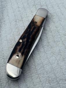 Parker Edwards USA 1986 Ltd Ed Bolster Stamped #092 One Blade Mini Trapper