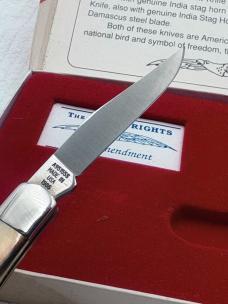 Parker Edwards USA 1986 Ltd Ed Bolster Stamped #092 One Blade Mini Trapper