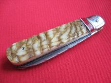 Vintage German Rams Horn Boker 712 Leverlock Switchblade Knife - Custom