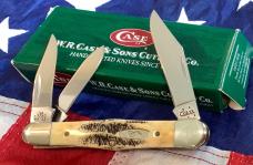 2016 Case xx Whittler Knife (MDL# 6.5383 SS) w/ Sweet Bone Stag Handles -NOS & M/NM
