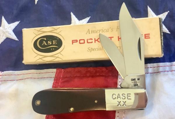 1982 Case xx Barlow w/ Nice Derlin handles mdl# 62009 1/2 SS -Good Snap and NO Wobble 1982 Case xx Barlow w/ Nice Derlin handles mdl# 62009 1/2 SS -Good Snap and NO Wobble