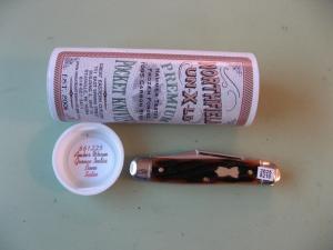 GEC 661225 NORTHFIELD LIL' COWBOY AMBER WORM GROOVE INDIA BONE #1