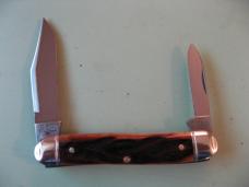 GEC 661225 NORTHFIELD LIL' COWBOY AMBER WORM GROOVE INDIA BONE #1