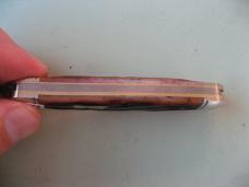 GEC 661225 NORTHFIELD LIL' COWBOY AMBER WORM GROOVE INDIA BONE #1