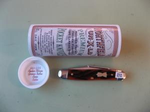 GEC 661225 NORTHFIELD LIL' COWBOY AMBER WORM GROOVE INDIA BONE #2