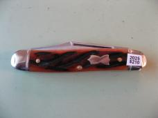 GEC 661225 NORTHFIELD LIL' COWBOY AMBER WORM GROOVE INDIA BONE #2