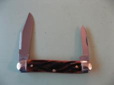 GEC 661225 NORTHFIELD LIL' COWBOY AMBER WORM GROOVE INDIA BONE #2