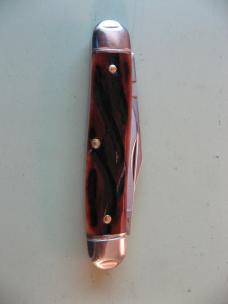 GEC 661225 NORTHFIELD LIL' COWBOY AMBER WORM GROOVE INDIA BONE "STORE"