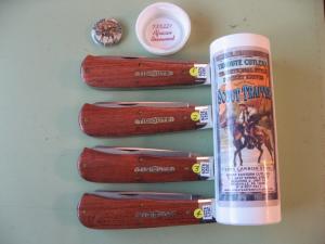 GEC 735221 TIDIOUTE 4 SCOUT TRAPPERS AFRICAN ROSEWOOD $200 each