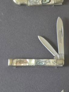Remington Collector’s Series Complete 12-Knife #000 Serialized Abalone Handles 