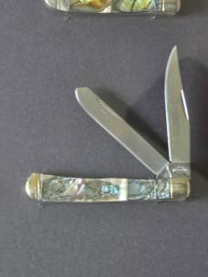 Remington Collector’s Series Complete 12-Knife #000 Serialized Abalone Handles 