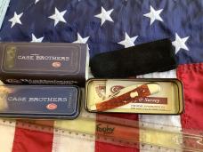 2003 Case Brothers Whittler (6355 WH) w/ Chestnut Brown Bone Handles -NOS in tin