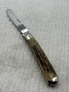 Ka-Bar USA 1195 2 Blade Stag Trapper Pocket Knife (134) 