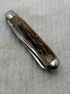 Ka-Bar USA 1195 2 Blade Stag Trapper Pocket Knife (134) 