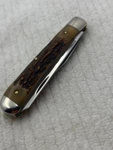 Ka-Bar USA 1195 2 Blade Stag Trapper Pocket Knife (134) 