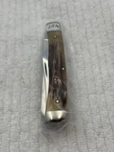 Ka-Bar USA 1195 2 Blade Stag Trapper Pocket Knife (134) 