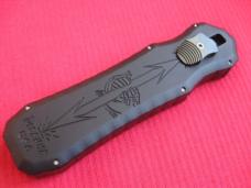 Early Piranha Excalibur OTF Automatic Switchblade Knife Black