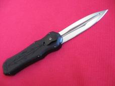 Early Piranha Excalibur OTF Automatic Switchblade Knife Black