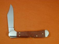 Case xx Smooth Dark Red Burlap Micarta Copperlock Knife 12275 USA Made in 2025 NIB 101549L CS