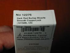 Case xx Smooth Dark Red Burlap Micarta Copperlock Knife 12275 USA Made in 2025 NIB 101549L CS