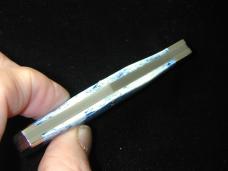 Titusville Cutlery Olympic Blue Giraffe Bone Lexingtonian Coffin Jack Knife Rare 1 of 13 COA USA