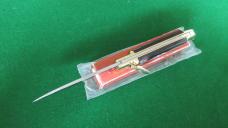 NICE NOS Safari INOX Italy Lever Lock Switchblade MAGRO ETCHED MIB !