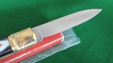 NICE NOS Safari INOX Italy Lever Lock Switchblade MAGRO ETCHED MIB !