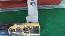 NICE NOS Safari INOX Italy Lever Lock Switchblade MAGRO ETCHED MIB !