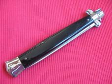New Old Stock "INOX" 13 Inch Jet Black ITALIAN STILETTO Switchblade Knife