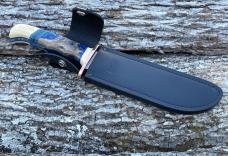 BUCK LEROY REMER CUSTOM 124 ** CHOLLA CACTUS BIRDSEYE MAPLE TRIM FIXED BLADE