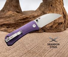 WE Knife Banter Liner Lock 19068J-2 Purple Micarta S35VN Stainless Pocket Knives
