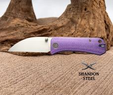 WE Knife Banter Liner Lock 19068J-2 Purple Micarta S35VN Stainless Pocket Knives