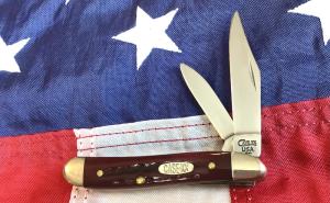 Case xx 1996 Peanut (6220 SS)  Pocket Knife with Red Bone Handles