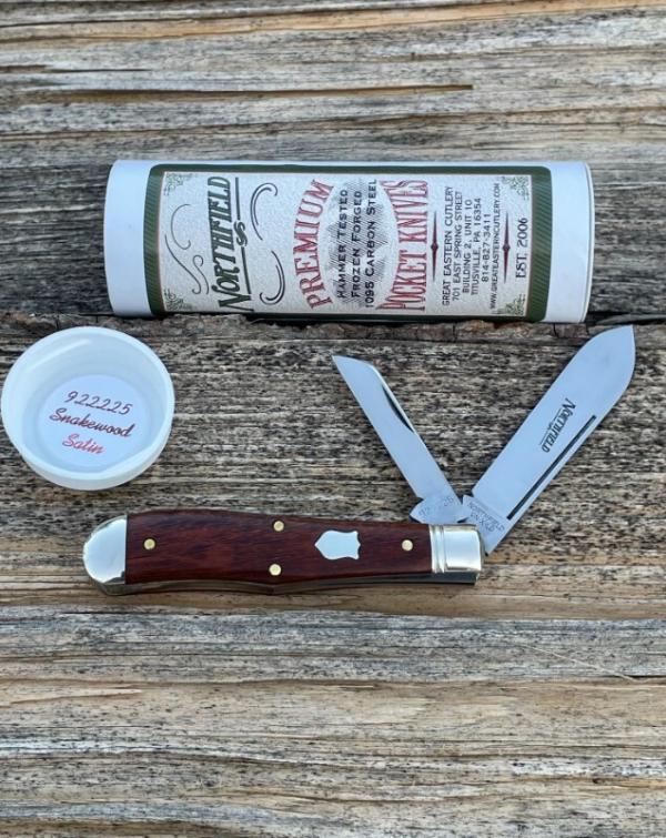 GEC NORTHFIELD ** 922225 SNAKEWOOD SATIN EUREKA JACK GEC NORTHFIELD ** 922225 SNAKEWOOD SATIN EUREKA JACK