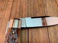 Schatt and Morgan Mountain Man Lockback Golden Root Jigged Bone 2003 Please Read