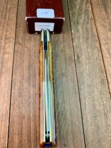 Schatt and Morgan Mountain Man Lockback Golden Root Jigged Bone 2003 Please Read