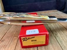 Robeson by Queen Mountain Man Lockback  STAG Tool Steel Blade 1 of 100