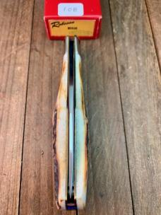Robeson by Queen Mountain Man Lockback  STAG Tool Steel Blade 1 of 100