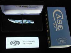 Case xx Smooth Abalone Small Texas Toothpick Knife 12002 USA Made NIB 810096 SS