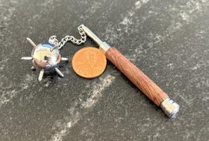 Custom Miniature Spiked Ball Mace, Unused