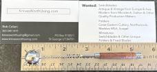 Custom Miniature Spiked Ball Mace, Unused