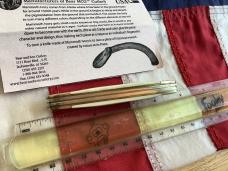 Bear & Son Stockman w/ Sweet Ivory Handles in Orig Tin +Paper work -NOS